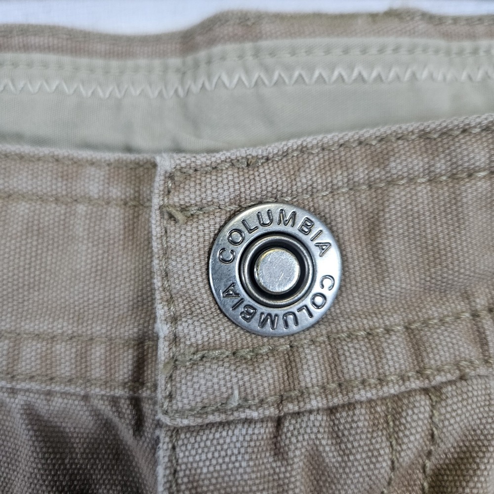 Columbia Cargo Shorts Mens 36 9 Hiking Chino 1564431 Fishing Chino Flat Front - Picture 2 of 13